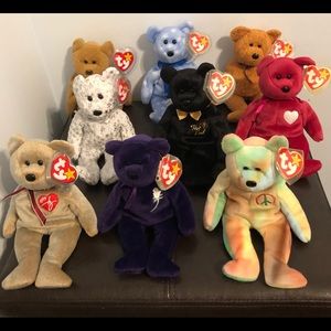 Princess Ty Beanie Bears Set